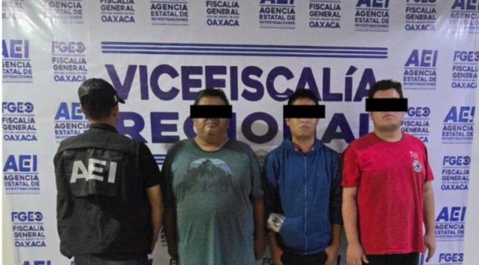 Fiscalía de Oaxaca ejecuta orden de aprehensión contra tres probables responsables de fraude en la venta de un vehículo