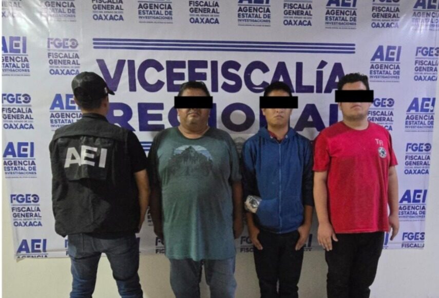 Fiscalía de Oaxaca ejecuta orden de aprehensión contra tres probables responsables de fraude en la venta de un vehículo