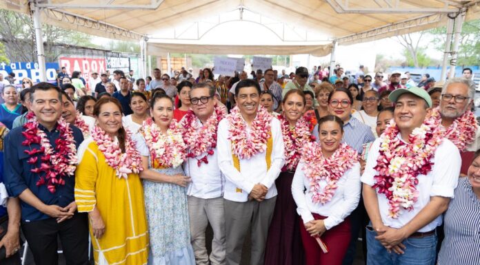 Inaugura Salomón Jara obras de infraestructura en el Istmo que impulsan la calidad de vida de las y los habitantes