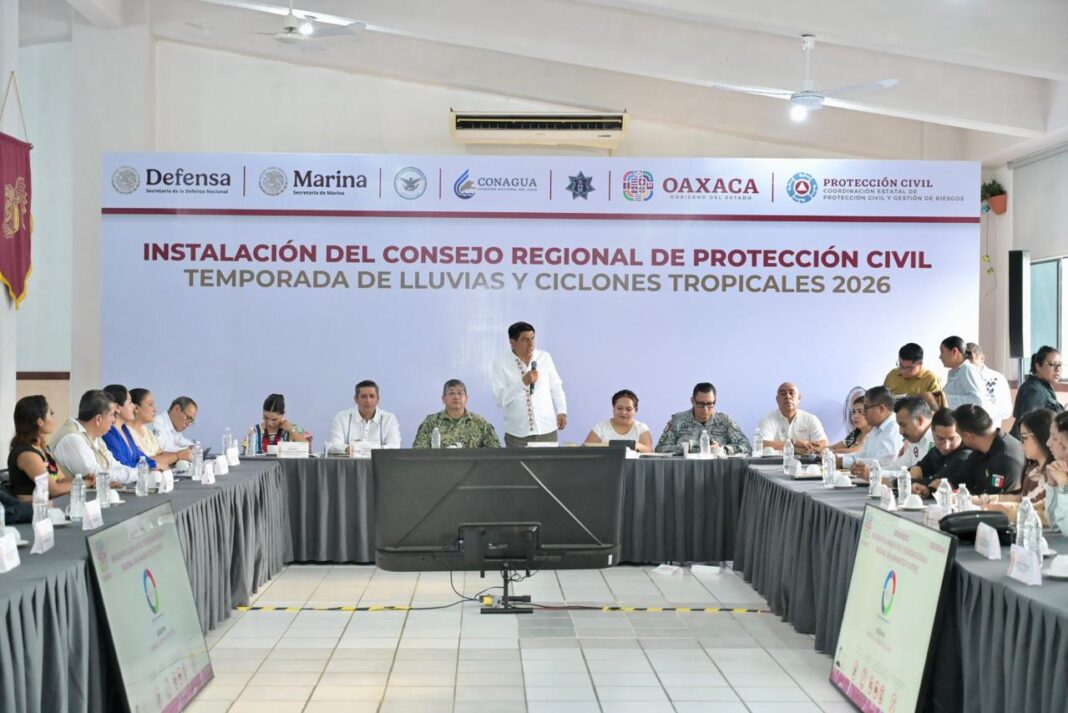 Para prevenir riesgos y cuidar a la ciudadanía, instala Gobierno del Estado Consejo Regional de Protección Civil en Loma Bonita