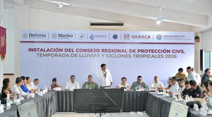 Para prevenir riesgos y cuidar a la ciudadanía, instala Gobierno del Estado Consejo Regional de Protección Civil en Loma Bonita