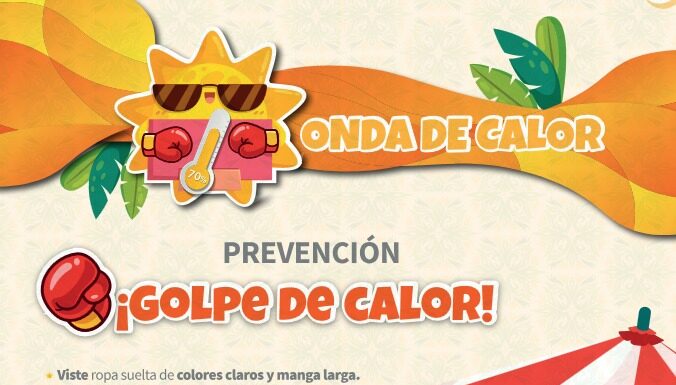 Emite IMSS Oaxaca recomendaciones y acciones preventivas ante la temporada de calor