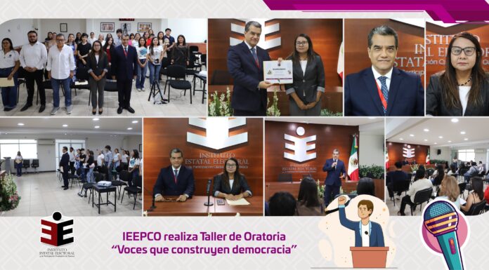 IEEPCO realiza Taller de Oratoria “Voces que construyen democracia”