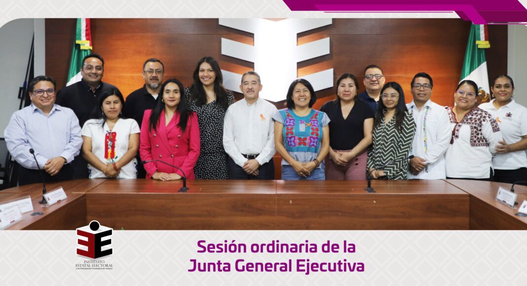 Junta General Ejecutiva del IEEPCO recibe informes en su sesión de mayo