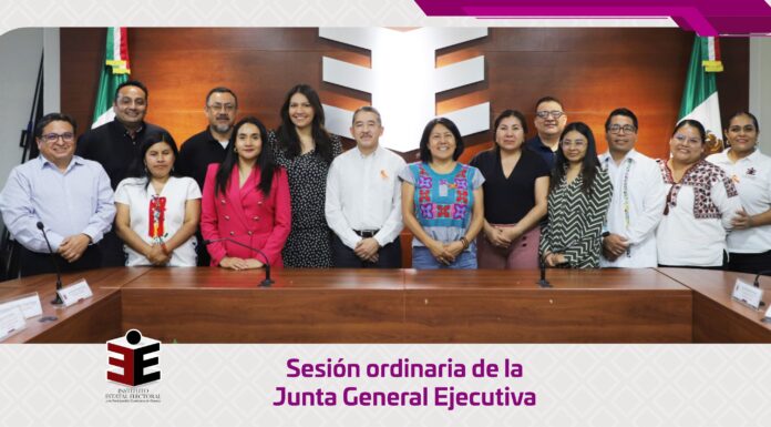 Junta General Ejecutiva del IEEPCO recibe informes en su sesión de mayo