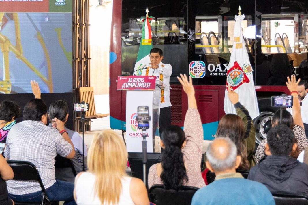 ¡Compromiso cumplido! Concluye Gobierno del Estado implementación de 35 rutas del BinniBus en Valles Centrales (2)