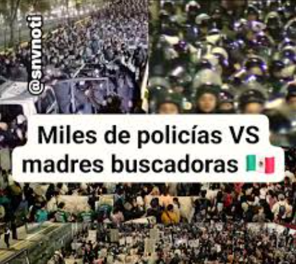 Gana la Selección Nacional de Futbol, pierde el gobierno por goliza de madres buscadoras de hijos desaparecidos y maestros
