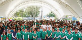 PASIÓN FUTBOLERA Y ORGULLO MEXICANO SE VIVIÓ EN LA UABJO