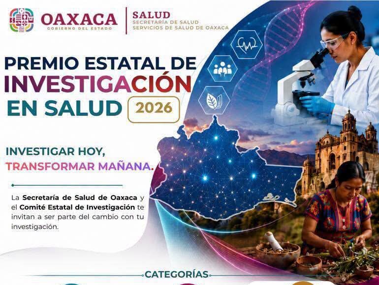 Convocatoria para el Premio Estatal de Investigación en Salud 2026