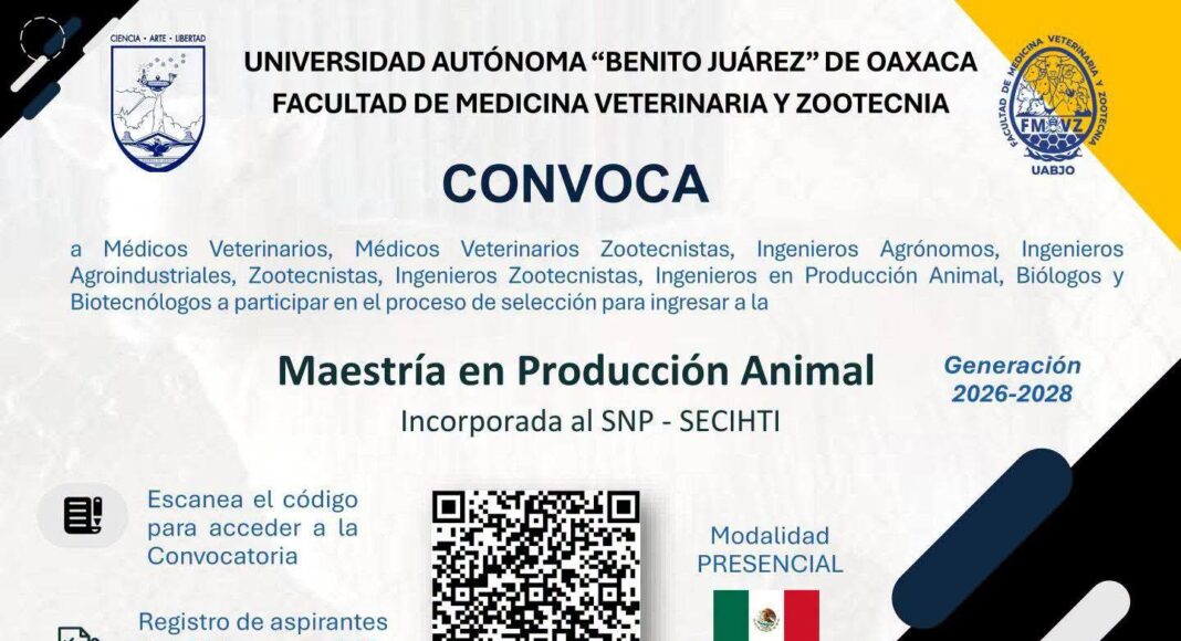 Maestría en Producción Animal de la UABJO