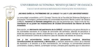 UNIDADES ACADÉMICAS RESPALDAN AL RECTOR Y EXIGEN LIBERACIÓN DE CIUDAD UNIVERSITARIA