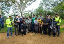 Encabeza Ray Chagoya intensa jornada de reforestación en el Cerro del Fortín