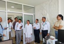 Supervisan autoridades del IMSS Oaxaca atención y servicios en el Hospital de Matías Romero