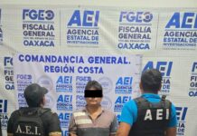 Trabajo ministerial de la FGEO permite ejecutar orden de aprehensión por agresión con arma de fuego en la Costa de Oaxaca