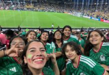 “La playera del IMSS pesa”: deporte y disciplina llevan a Leonas de SLP a ver un partido del Mundial de Fútbol