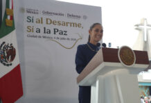 Alto a las armas, la construcción de la paz comienza en las familias: Presidenta hace llamado a sumarse a Sí al Desarme, Sí a la Paz