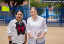 Preside Ombudsperson, Mtra. Elizabeth Lara Rodríguez, Jornada de capacitación dirigida a las y los policías comunitarios de Santa Cruz Xoxocotlán junto a la Presidenta Municipal de Nancy Benítez Zárate