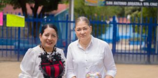 Preside Ombudsperson, Mtra. Elizabeth Lara Rodríguez, Jornada de capacitación dirigida a las y los policías comunitarios de Santa Cruz Xoxocotlán junto a la Presidenta Municipal de Nancy Benítez Zárate