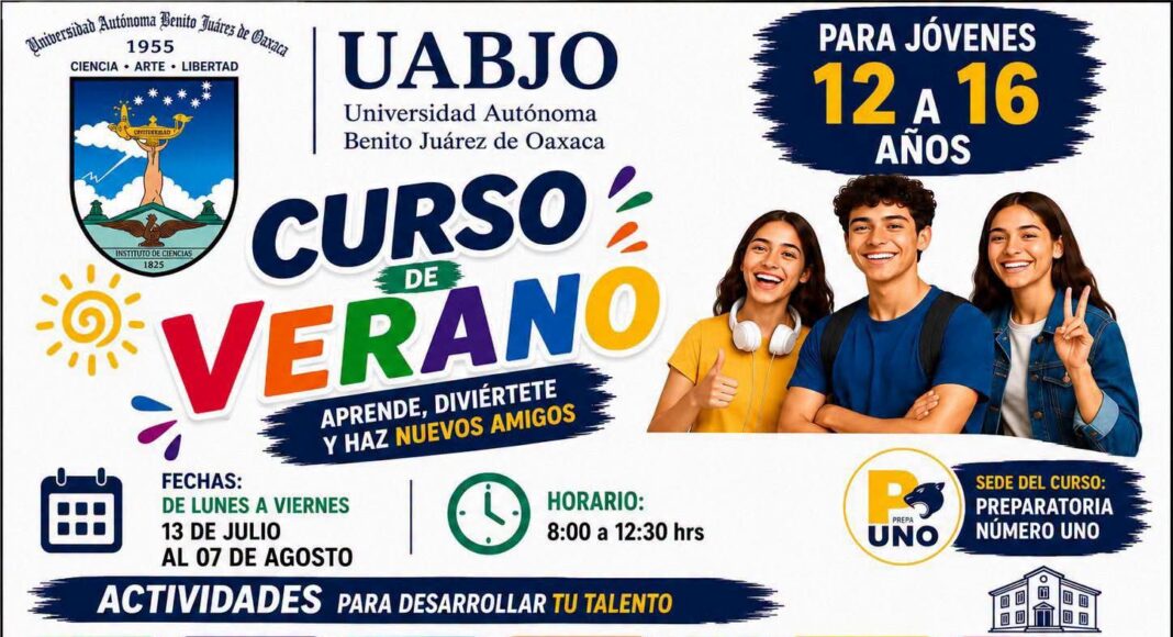 🌞🎓 ¡Este verano aprende, crea y diviértete en la UABJO! 🎨⚽