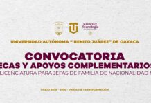 UABJO abre la convocatoria de becas para las estudiantes de nivel licenciatura de las diversas unidades académicas de esta Universidad.
