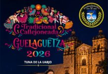 Tradicional Callejoneada Guelaguetza 2026 con la Tuna Universitaria de la UABJO