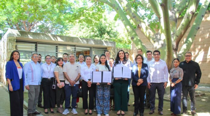 UABJO ATESTIGUA FIRMA DE CONVENIO DE COLABORACIÓN SEP-SSO