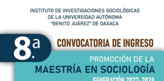 🎓📢 Convocatoria de ingreso abierta Maestría en Sociología de la UABJO