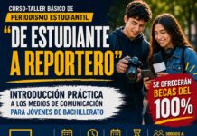 Impulsan organizaciones de Oaxaca y Nuevo León curso de periodismo estudiantil en línea