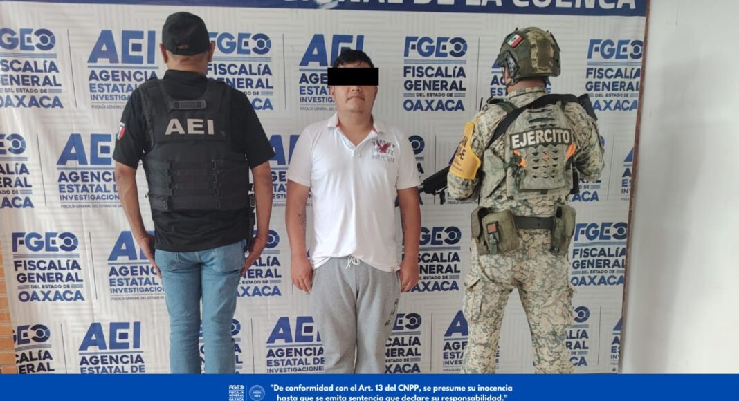Detiene Fiscalía de Oaxaca a probable responsable de desaparición cometida por particulares ocurrida en la Cuenca del Papaloapan