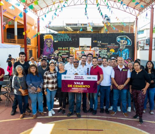 Ray Chagoya entrega Banco de Materiales en las Agencias de Montoya y Dolores para impulsar obras comunitarias