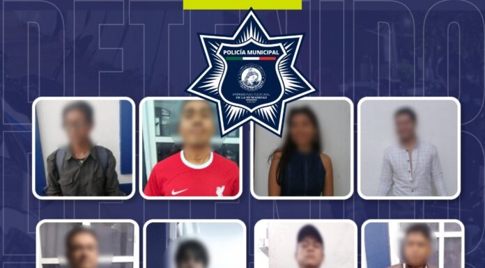 Cero Tolerancia: Policía Municipal de Oaxaca de Juárez sanciona consumo de alcohol en la vía pública durante el fin de semana