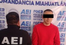 Cumple FGEO orden de aprehensión por colaboración con la Fiscalía de Zacatecas; detienen en Oaxaca a probable responsable de doble homicidio.