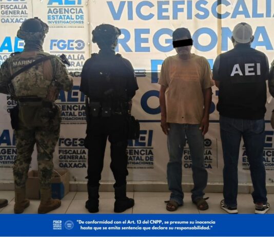 Ejecuta Fiscalía de Oaxaca orden de aprehensión contra probable responsable de despojo agravado en la Costa