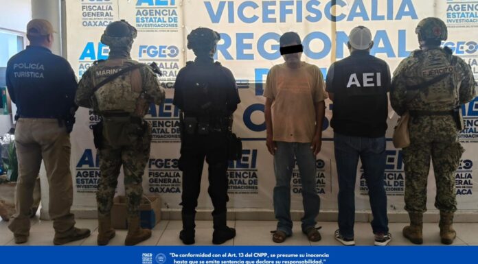 Ejecuta Fiscalía de Oaxaca orden de aprehensión contra probable responsable de despojo agravado en la Costa