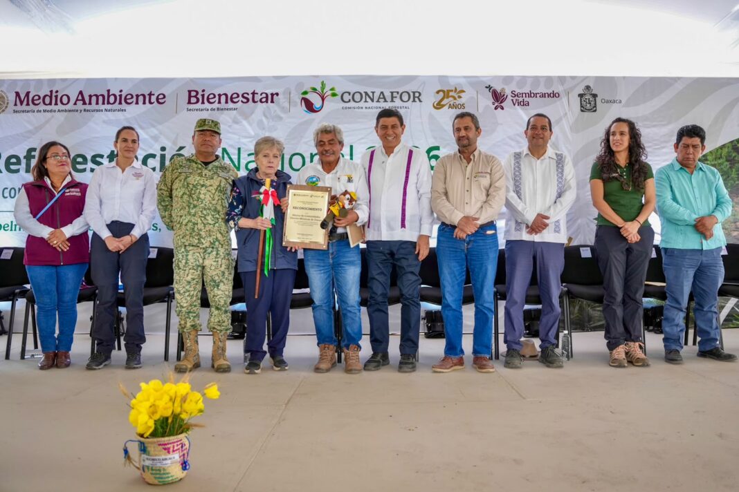 Reiteran Gobiernos de Oaxaca y México compromiso para fortalecer acciones de reforestación en Oaxaca7
