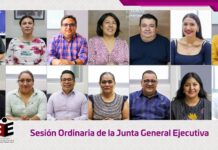 Junta General Ejecutiva del IEEPCO realiza sesión del mes de Julio