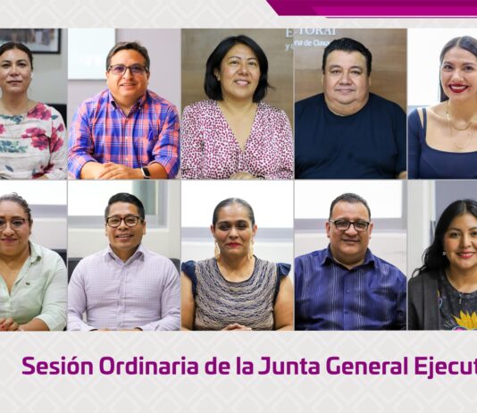 Junta General Ejecutiva del IEEPCO realiza sesión del mes de Julio