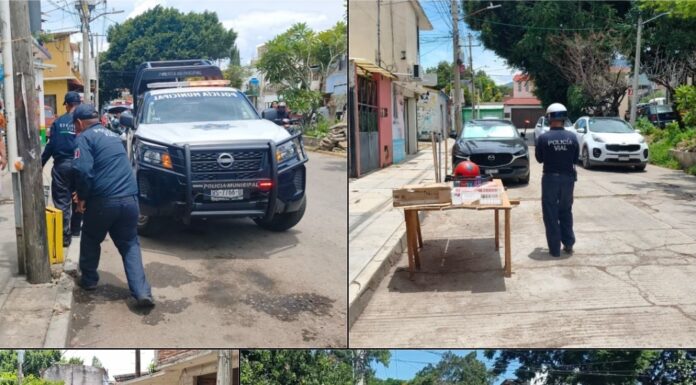 La Dirección de Movilidad de Oaxaca de Juárez da seguimiento al operativo Calle Libre y Segura en la Unidad Habitacional Ricardo Flores Magón Primera Etapa