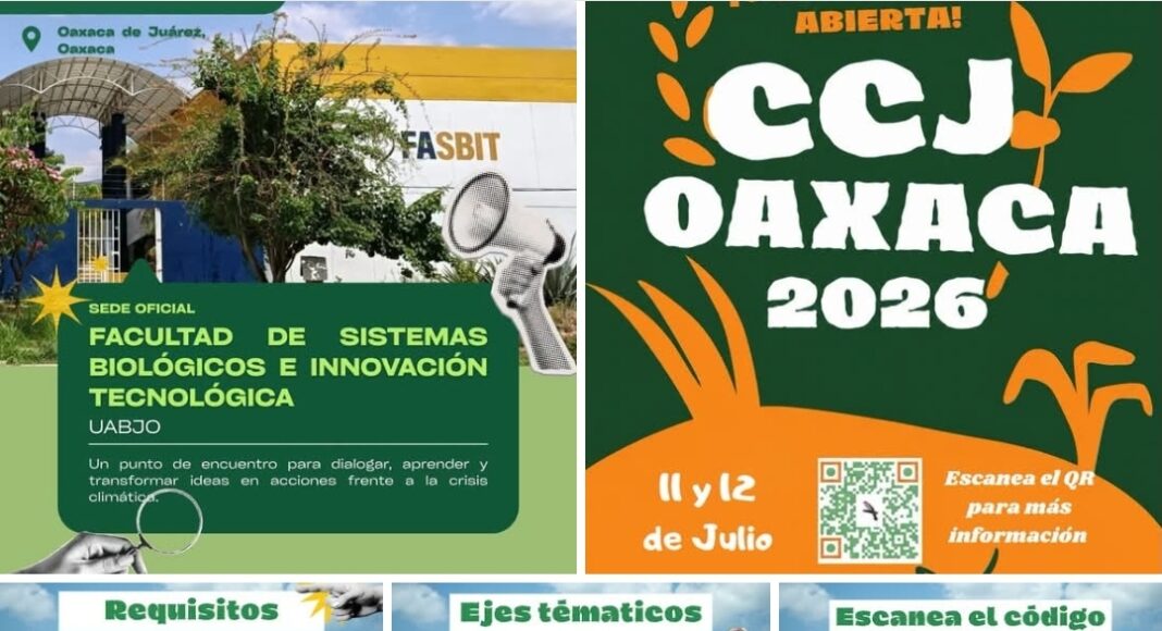 UABJO será sede de la Cumbre Climática Juvenil (CCJ) Oaxaca 2026