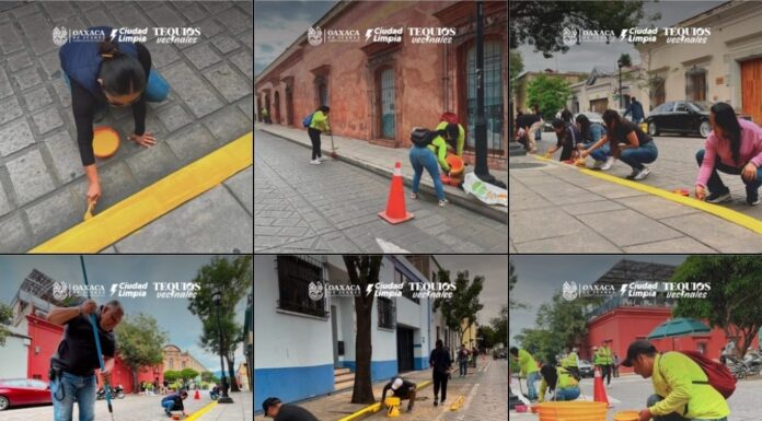 Tequio Vecinal fortalece el trabajo comunitario en el Centro de Oaxaca de Juárez