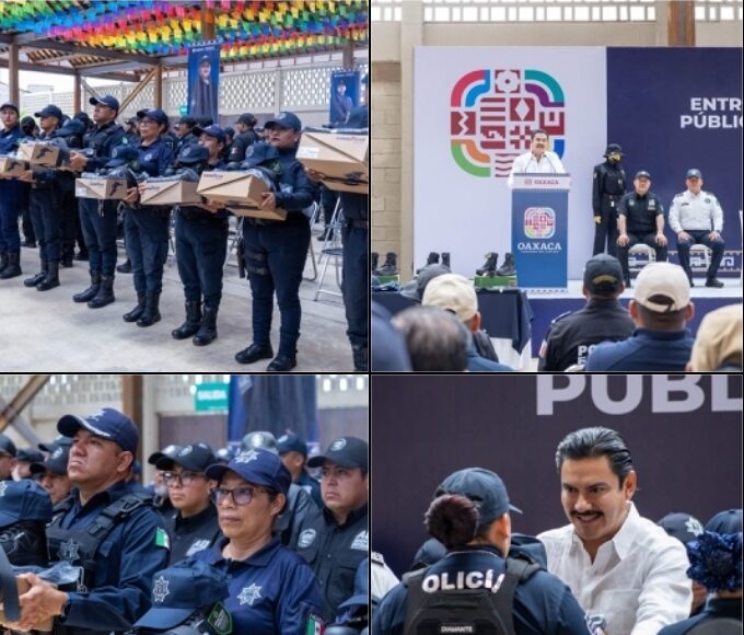 Coordinación institucional fortalece a las corporaciones de seguridad de Oaxaca de Juárez