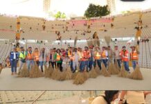 Con labores de limpieza preparan el Auditorio Guelaguetza para la edición vespertina