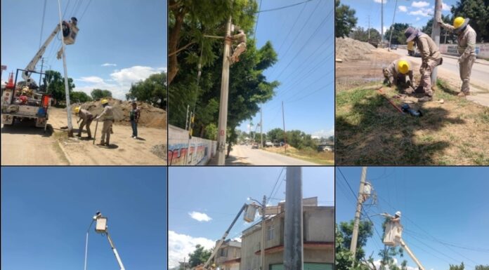 Municipio de Oaxaca de Juárez rehabilita alumbrado público en Viguera, puente Bicentenario y Riveras del Atoyac