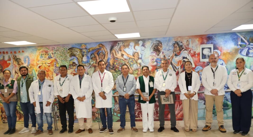 Autoridades del IMSS Oaxaca realizan visita de supervisión al Hospital Rural de Huajuapan de León