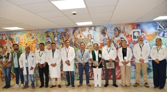 Autoridades del IMSS Oaxaca realizan visita de supervisión al Hospital Rural de Huajuapan de León