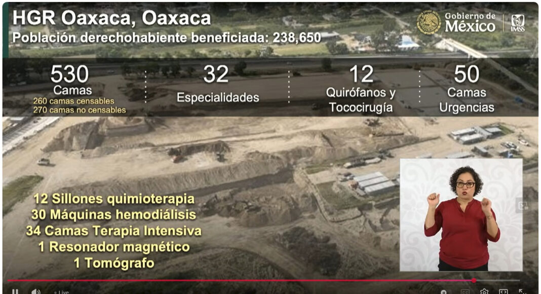 Proyecta IMSS Oaxaca construcción de Hospital Regional en San Lorenzo Cacaotepec, Etla