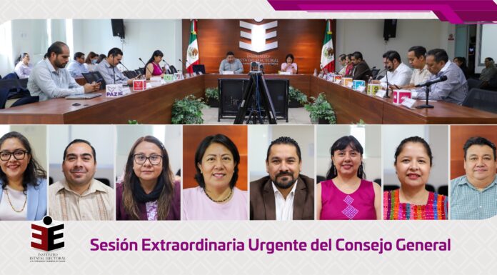 IEEPCO aprueba acuerdos en cumplimiento de sentencias del Tribunal Electoral de Oaxaca