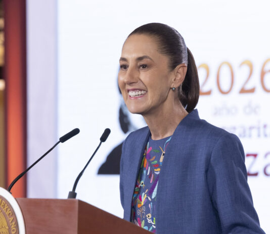 Presidenta destaca récord histórico de 51.1 millones de viajeros internacionales en primer semestre del 2026; es 7.7% más que en 2025