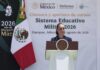 Presidenta Claudia Sheinbaum encabeza clausura y apertura de cursos del Sistema Educativo Militar 2026