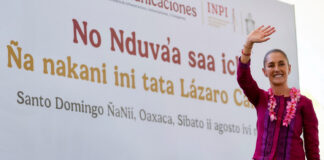 Nuestro gobierno va a beneficiar a 12 millones de familias con el programa de vivienda: presidenta Claudia Sheinbaum en Oaxaca